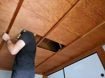 天井点検口　サイズ加工